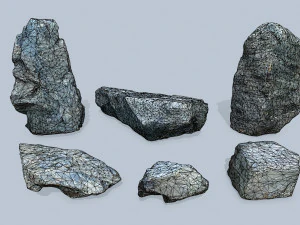 Sea rocks 3D Model