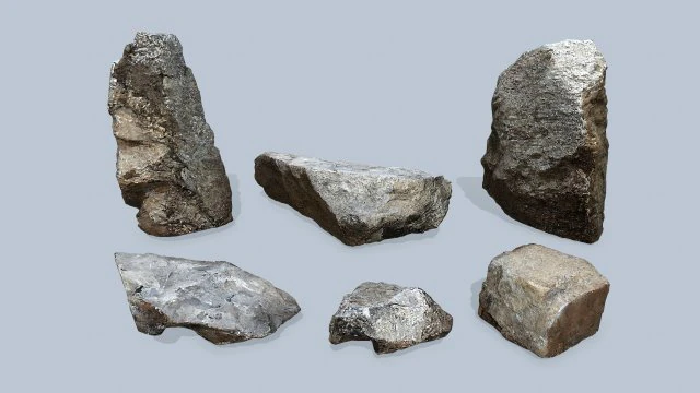 Rocks 3D Model .c4d .max .obj .3ds .fbx .stl .blend 