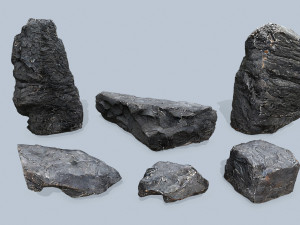 Cliff rocks 3D-Modell