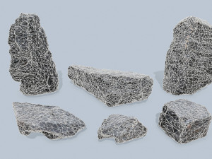 Cliff rocks 3D Model