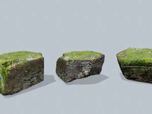 Forest rocks 3D Model