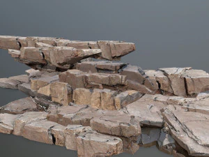 Desert rocks 3D Model