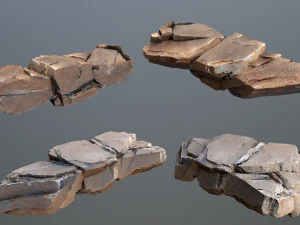 Desert rocks 3D Model