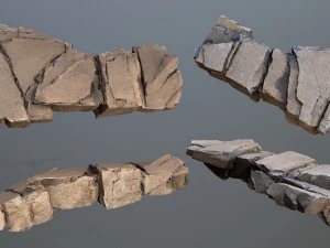 Desert rocks 3D Model
