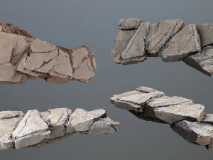 Desert rocks 3D Model
