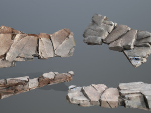 Desert rocks 3D Model