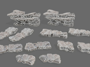 Desert rocks 3D Model