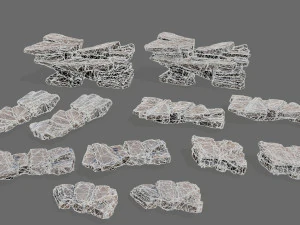 Desert rocks 3D Model