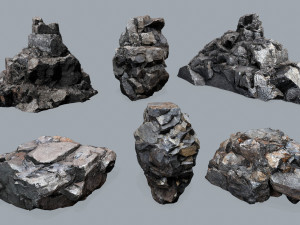 Cliff rocks Modelo 3D