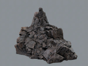 Cliff rocks Model 3D