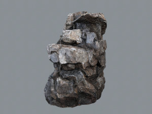 Cliff rocks Model 3D