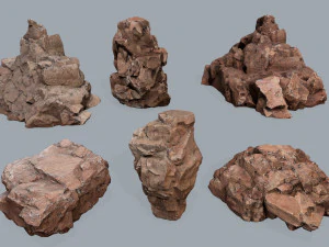 Rocce del deserto Modello 3D