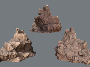 Desert rocks 3D 모델