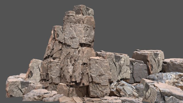Desert rocks Modello 3D .c4d .max .obj .3ds .fbx .stl .blend 