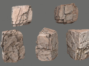 Desert rocks Modello 3D