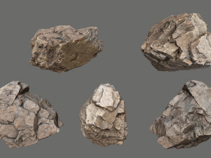 Desert rocks Modello 3D