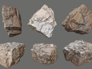 Desert rocks Modello 3D