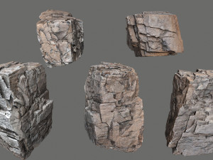 Desert rocks Modello 3D