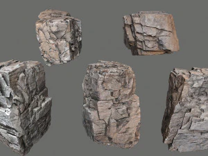 Desert rocks 3D Model