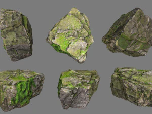 Forest rocks 3D Model