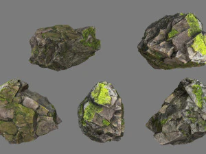 Forest rocks 3D Model