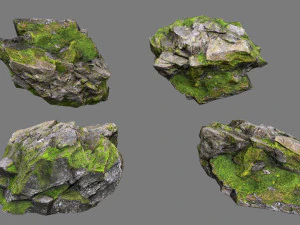 Forest rocks 3D Model