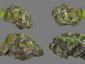 Forest rocks 3D Модель