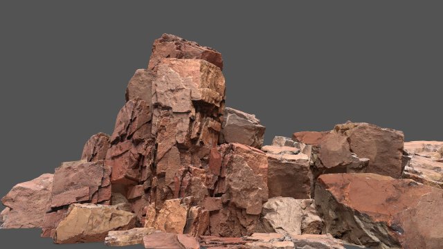 Desert rocks Modelo 3D .c4d .max .obj .3ds .fbx .stl .blend 