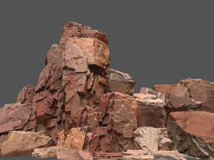 Desert rocks 3D Model