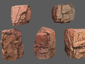 Desert rocks Modelo 3D