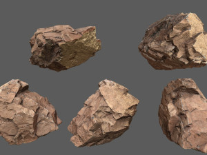 Desert rocks Modelo 3D