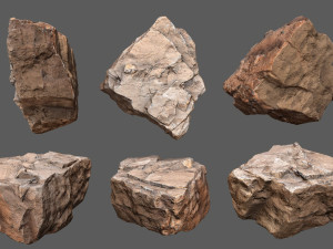 Desert rocks Modelo 3D