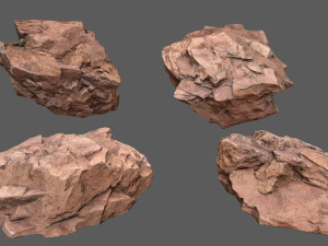 Desert rocks Modelo 3D