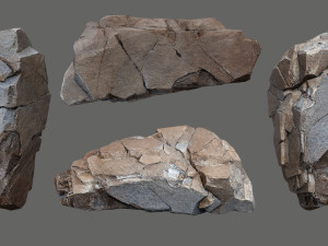 Desert rocks 3D Model