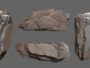 Desert rocks 3D Model