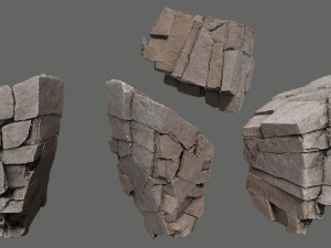 Desert rocks 3D Model