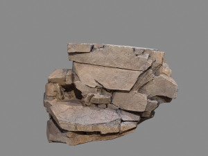 Desert rocks 3D Model