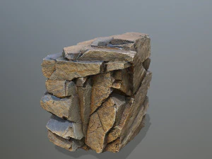 Desert rocks 3D Model