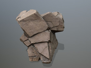 Desert rocks 3D 模型