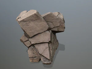 Desert rocks 3D Model