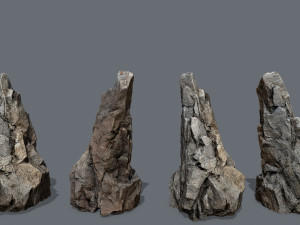 Cliff rocks 3Dモデル