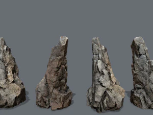 Cliff rocks 3D Model