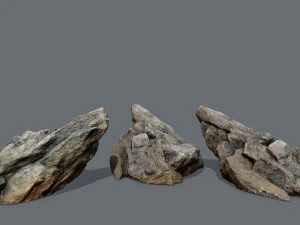 Cliff rocks 3D Model