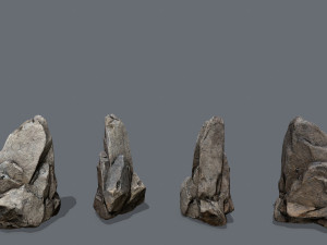 Cliff rocks 3Dモデル