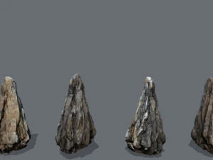 Cliff rocks 3D Model
