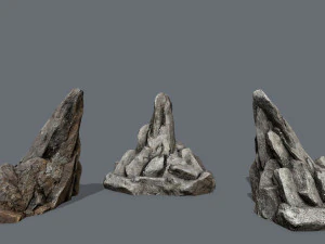 Cliff rocks 3D Model