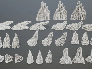 Cliff rocks 3D Model