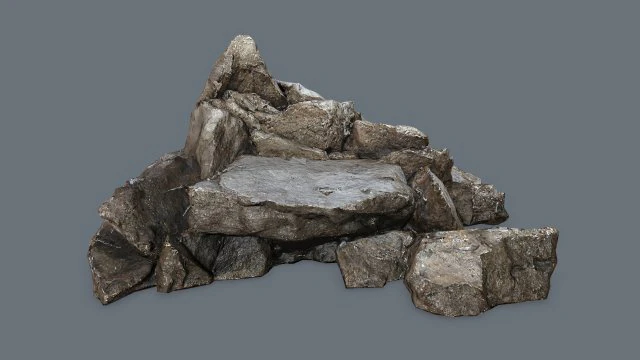 Rocks 3D Model .c4d .max .obj .3ds .fbx .stl .blend