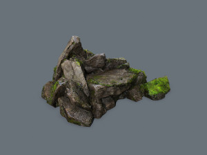 Forest rocks 3D Model