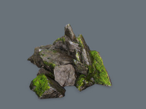 Forest rocks 3D Model